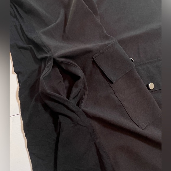 New York & Company Black Tunic MIDI Dress Medium - Picture 6 of 11